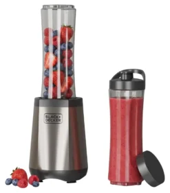 Frullatore a bicchiere Black & Decker BXJB1204E Inox e Black