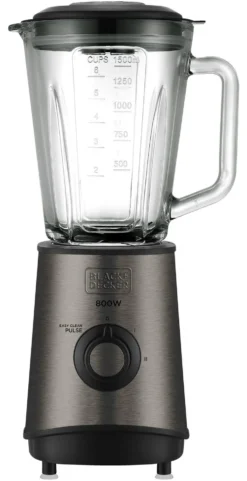 Frullatore a bicchiere Black & Decker ES9120020B BXJB800E Inox e Black