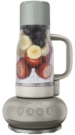 Frullatore a bicchiere Ninja DB351EUST BLENDBOSS con borraccia Beige