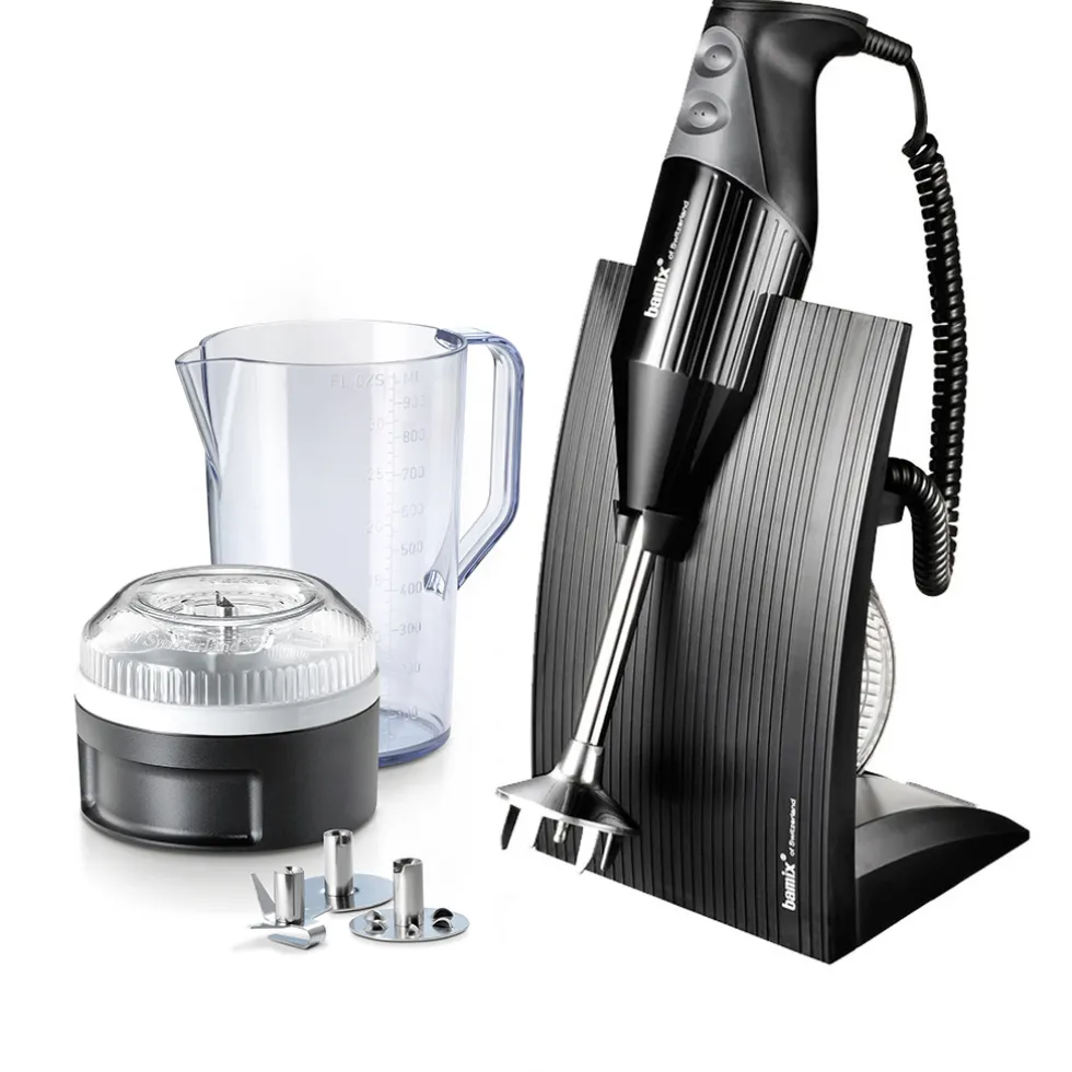 Frullatore ad immersione Bamix SwissLine nero