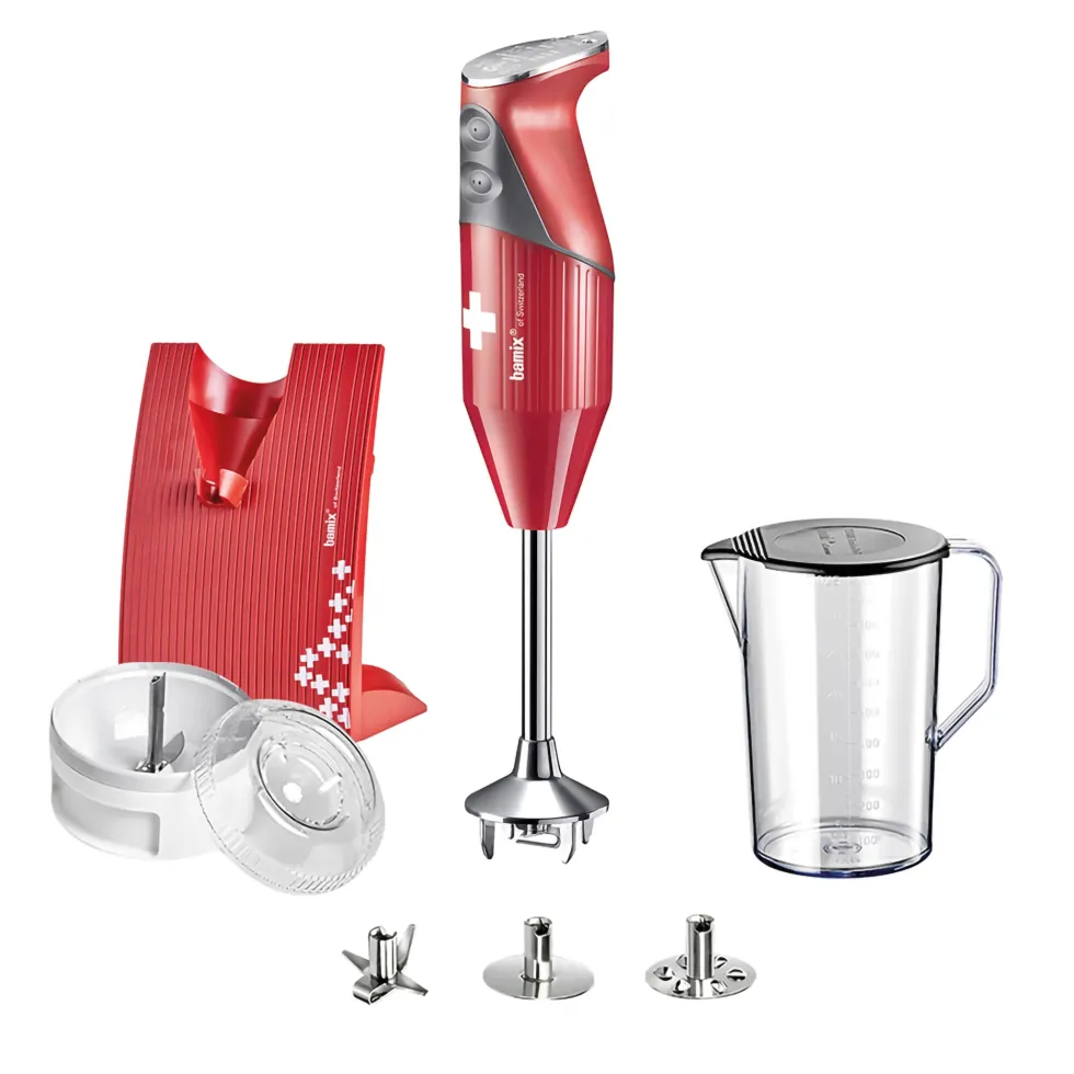 Frullatore ad immersione Bamix SwissLine Rosso