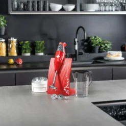 Frullatore ad immersione Bamix SwissLine Rosso