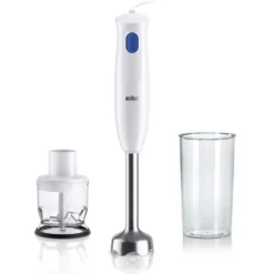 Frullatore ad immersione Braun MultiQuick 1 MQ10.201MWH con tritatutto
