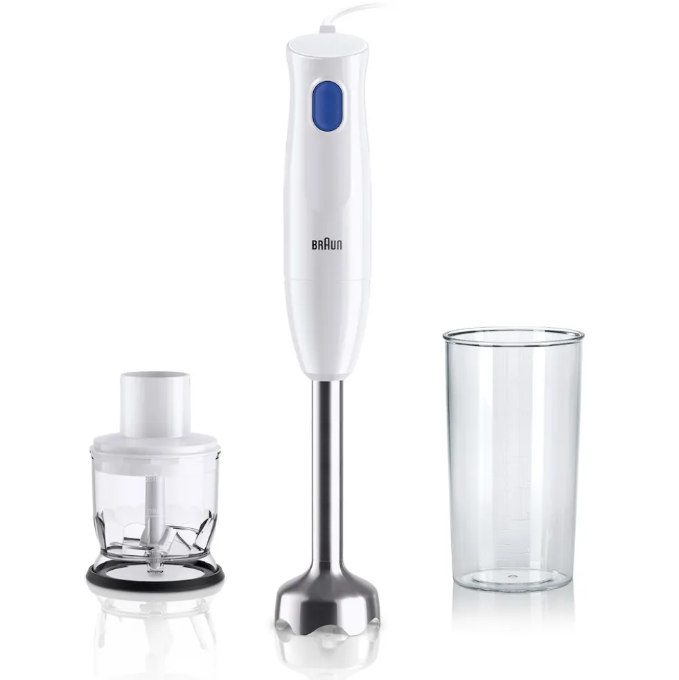 Frullatore ad immersione Braun MultiQuick 1 MQ10.201MWH con tritatutto