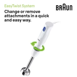 Frullatore ad immersione Braun MultiQuick 1 MQ10.001M con gambo in acciaio