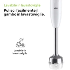 Frullatore ad immersione Braun MultiQuick 1 450W bianco