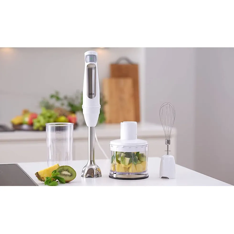 Frullatore ad immersione Braun MultiQuick 7 MQ7035IWH 1000W con tritatutto