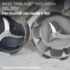 Frullatore ad immersione Kenwood HBM60.307GY con 5 accessori