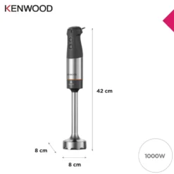 Frullatore ad immersione Kenwood HBM60.307GY con 5 accessori