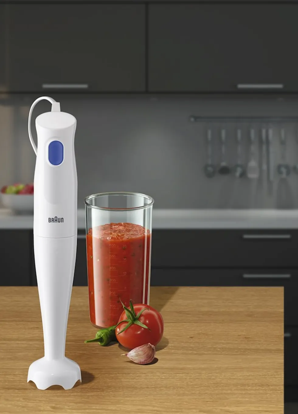 Frullatore a immersione Braun MultiQuick 1 MQ10.001P 450W