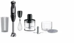 Frullatore a immersione Braun MQ55254MBK, 1000W, 25 velocità