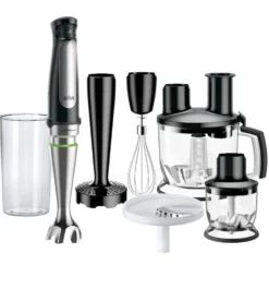 Frullatore a immersione Braun MultiQuick 7X MQ7087X 1000W con bicchiere e tritatutto