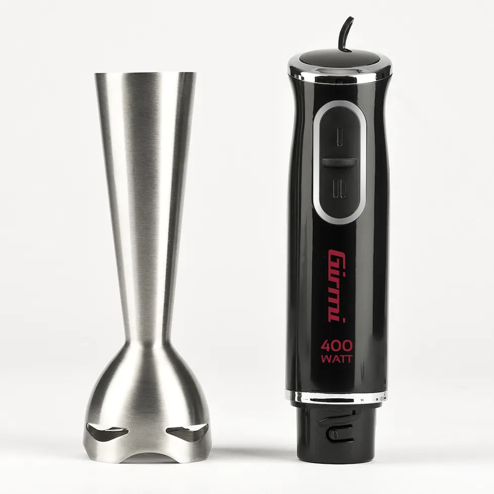 Frullatore a immersione Girmi MX0300 con 400W e fusto in acciaio inox