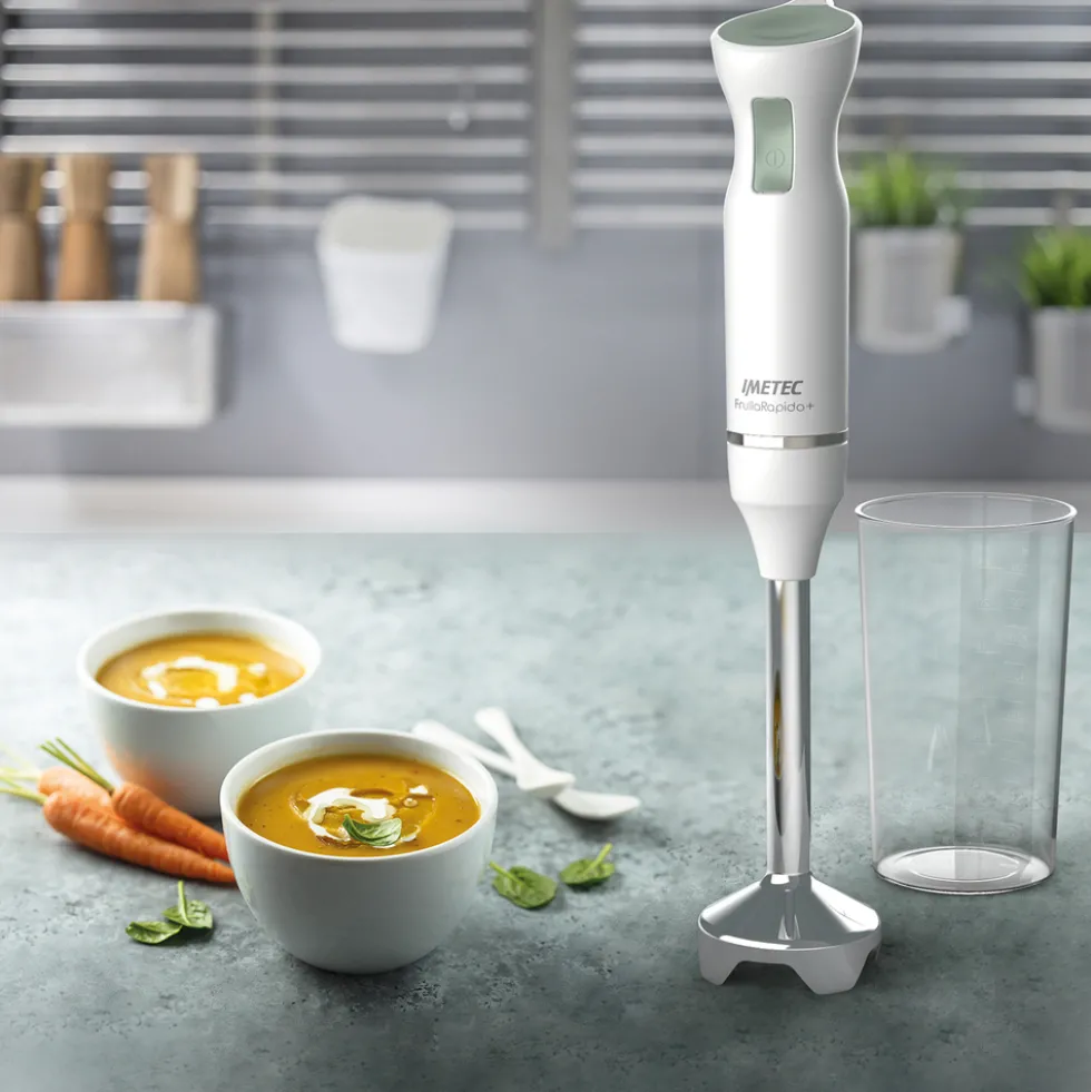Frullatore a immersione Imetec 7912 FRULLARAPIDO 800W con gambo in acciaio