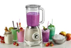 Frullatore Ariete 583BEIGE da 1000W con tazza in vetro da 1,5 litri