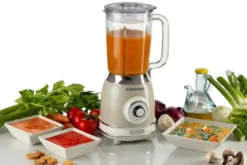 Frullatore Ariete 583BEIGE da 1000W con tazza in vetro da 1,5 litri