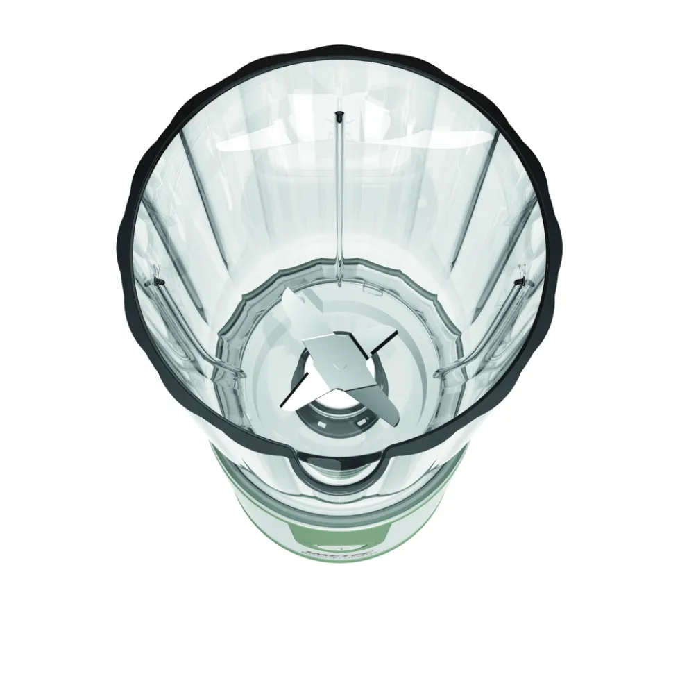 Frullatore Imetec 7471 bianco/verde con 4 lame in acciaio inox