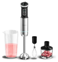 Frullatore immersione Cecotec 03912 Power Neutron 1100MAX Black e Inox