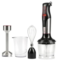 Frullatore immersione Girmi MX3900 3in1 Inox e Black