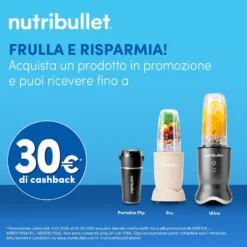 Frullatore portatile Nutribullet Flip NBP016B con mantenimento freddo 24h