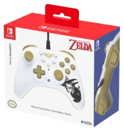 Gamepad Hori NSW 463U SWITCH Horipad Turbo Wired Zelda Edition White e