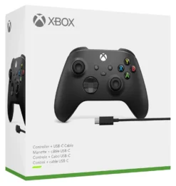 Gamepad Microsoft EP2 29944 XBOX Controller + USB C Cable Carbon black