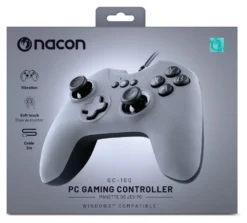 Gamepad Nacon PCGC 100 GREY PC GAME Wired Black e Gray