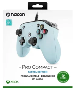 Gamepad Nacon XBXPROCAMPASTBLUE COMPACT Pro Wired Pastel blue