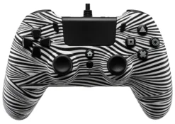 Gamepad Qubick ACP40169 PLAYSTATION 4 Black & White 2.0 Wired White e