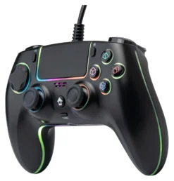 Gamepad Qubick COP50015 PLAYSTATION 5 RGB Neon black