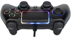 Gamepad Qubick COP50015 PLAYSTATION 5 RGB Neon black