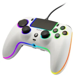 Gamepad Qubick COP50016 PLAYSTATION 5 RGB Neon white