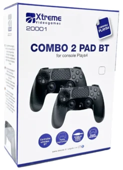 Gamepad Xtreme 20001 PLAYSTATION 4 Combo 2 Pad BT Black