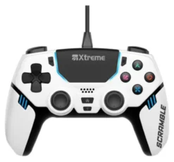 Gamepad Xtreme 90587 PLAYSTATION 5 Scramble 5 White e Black