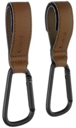 Gancio passeggino Janè 10334 G91 multifunzione 2 Pz Brown leather