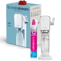 Gasatore Sodastream Art bianco con bottiglia