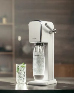 Gasatore Sodastream Art bianco con bottiglia