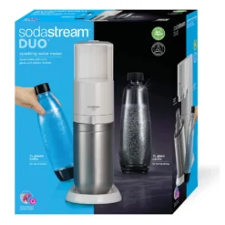 Gasatore Sodastream Duo Bianco con due bottiglie