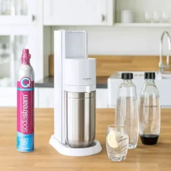 Gasatore Sodastream Duo Bianco con due bottiglie