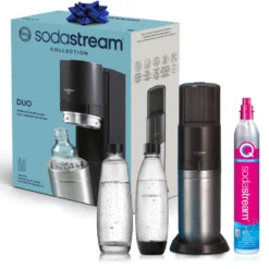 Gasatore Sodastream Duo Nero con 2 bottiglie