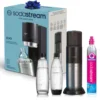 Gasatore Sodastream Duo Nero con 2 bottiglie