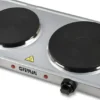 G3 Ferrari Fornello Elettrico Doppio 1000W+1500W 5Temp