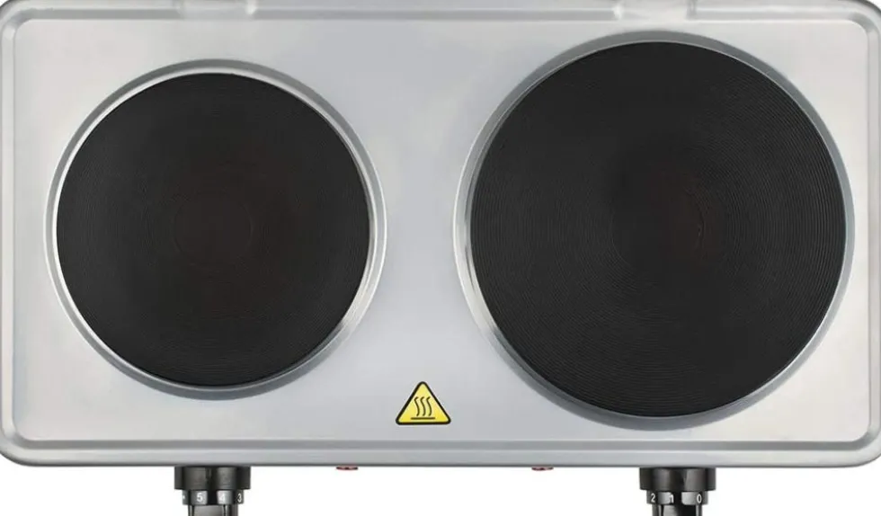G3 Ferrari Fornello Elettrico Doppio 1000W+1500W 5Temp