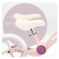 Gioco primipassi Momi ROBI00082 NORU Bike pieghevole senza pedali Pink