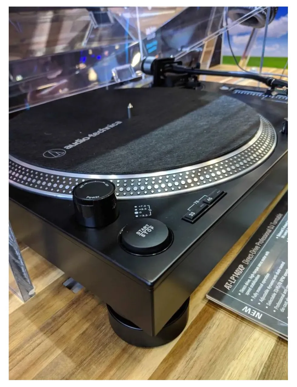 Giradischi Audio Technica AT LP140XP DJ SERIES Black