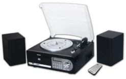 Giradischi Majestic 110538 Tt 38R Cd Tp Usb Sd Nero
