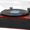 Giradischi Trevi TT 1030 BT wireless in legno con altoparlanti integrati