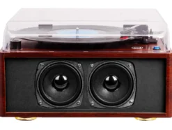 Giradischi Trevi TT 1030 BT wireless in legno con altoparlanti integrati
