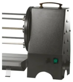 Girarrosto R.Zeta KitCA4V CORTINA con leccarda Nero e Inox