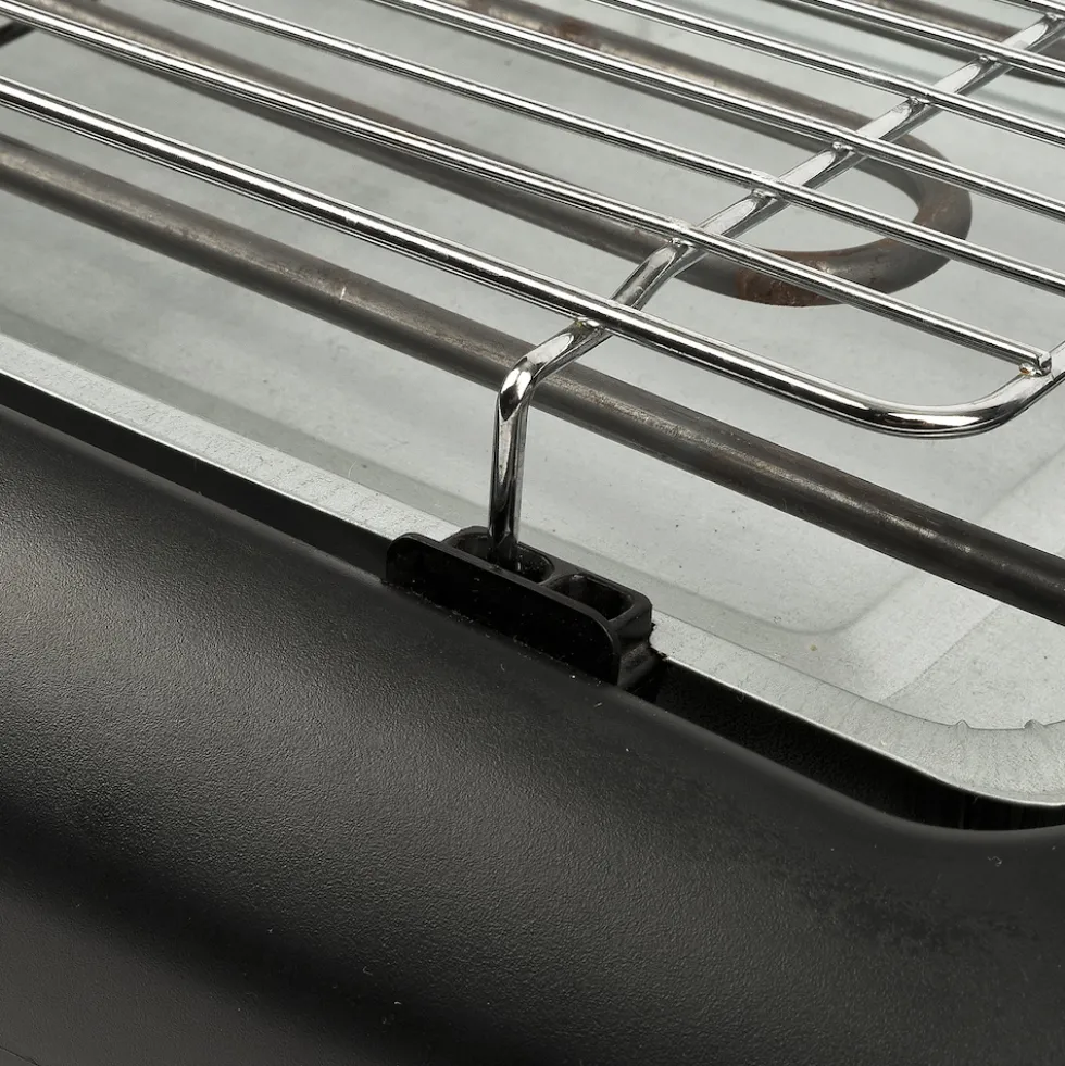 Girmi Barbecue Con Griglia Inox 2000W 34X24,50 Regolazione Temperatura